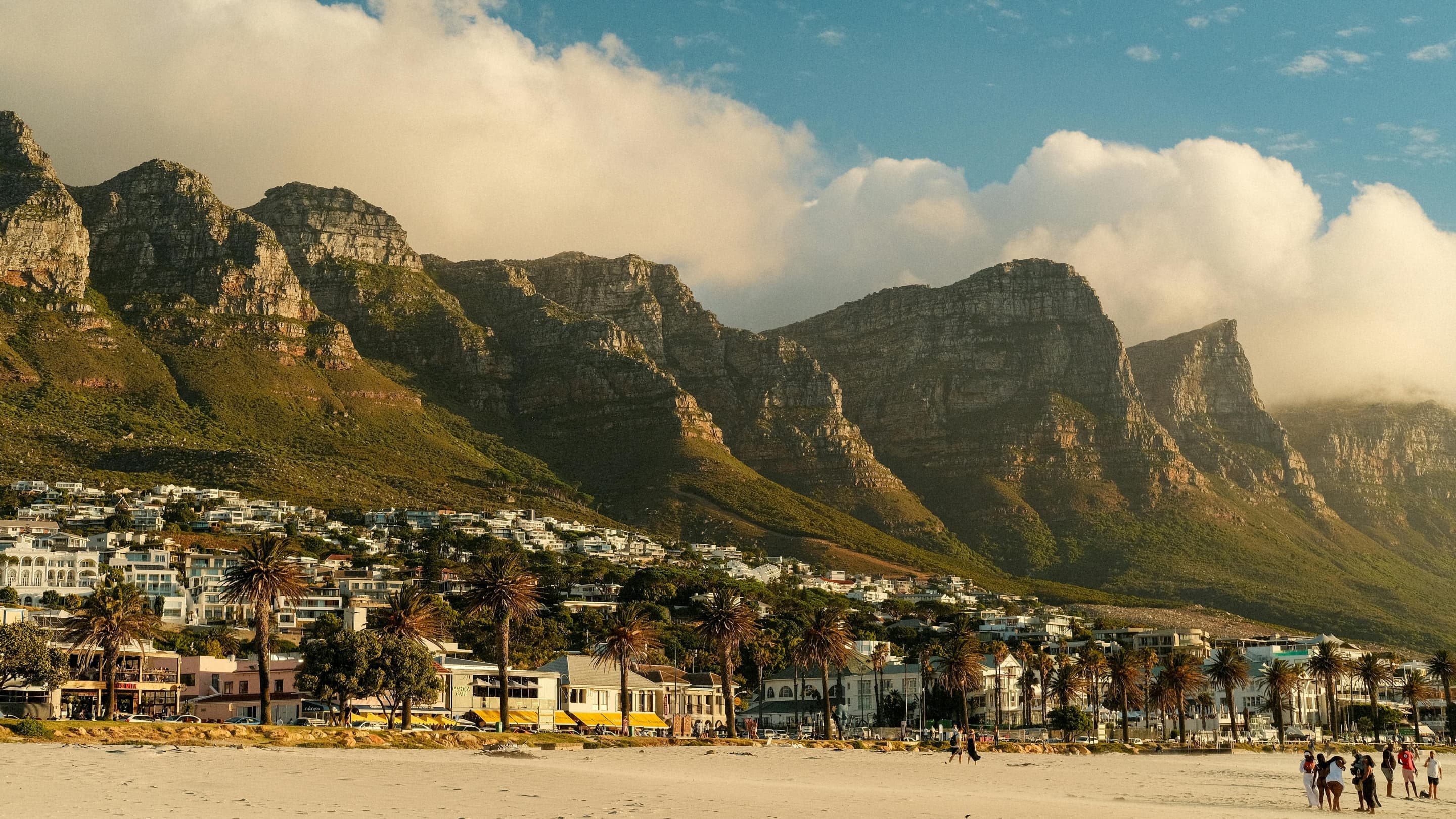 Camps Bay beneath the Twelve Apostles, Cape Town